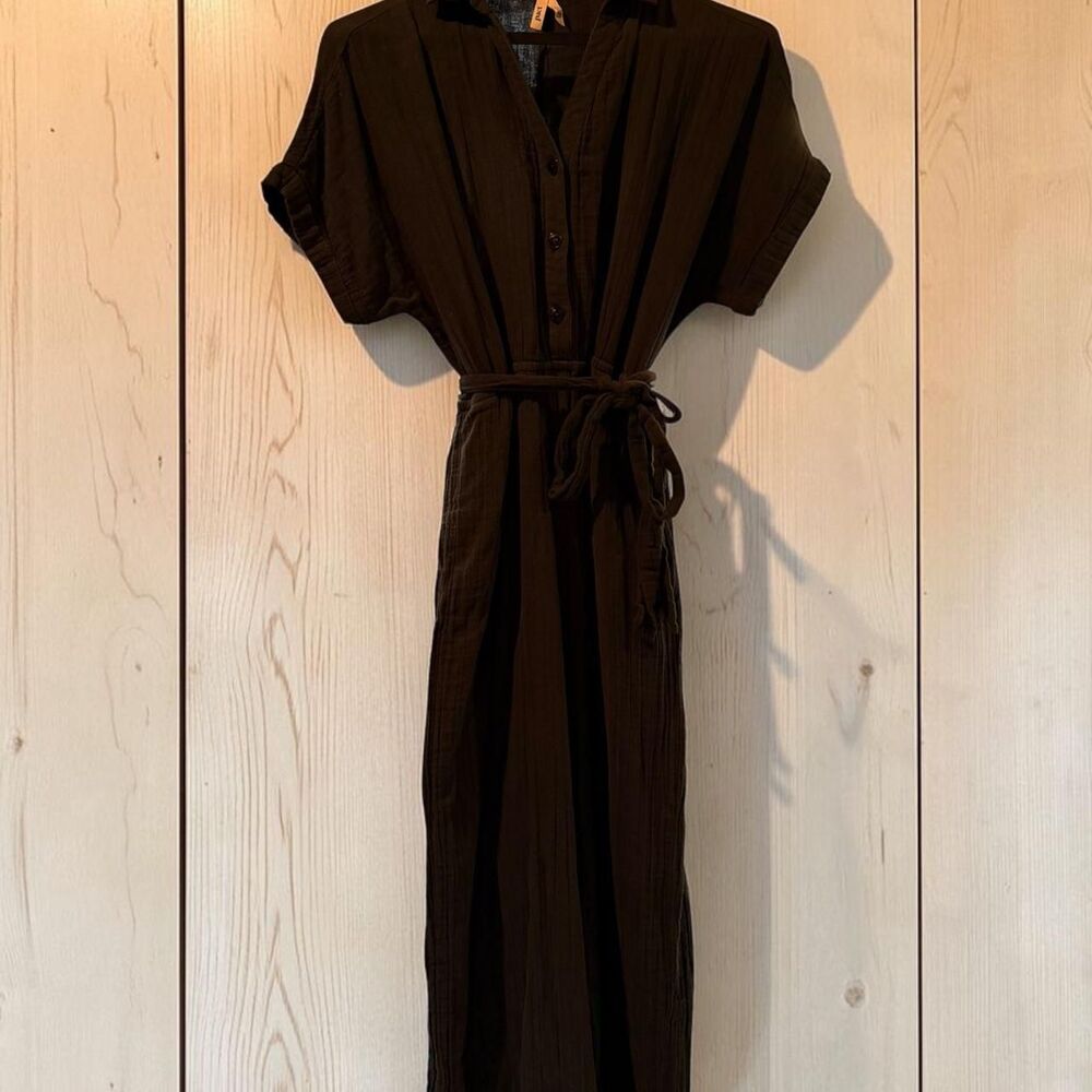 Pact Women's Black Jumpsuit Size Large